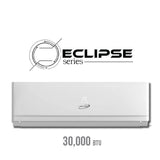 Aircon Eclipse Series 30,000 BTU 19 SEER Ductless Mini Split Air Conditioner Heat Pump System