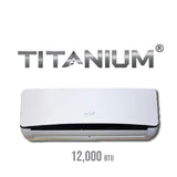Aircon Titanium 12000 BTU Ductless Mini Split Air Conditioner Heat Pump System 18 SEER 110-120V